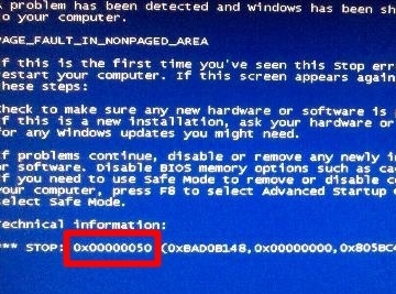 蓝屏0x00000050提示srv.sys怎么办