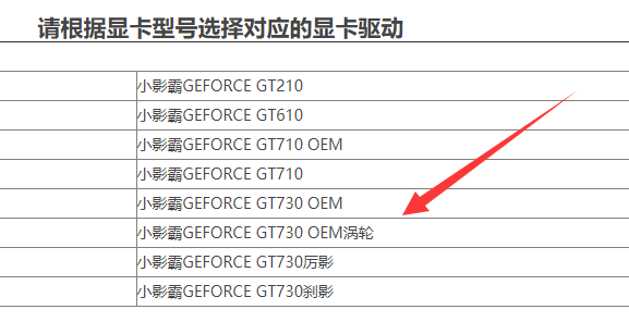 小影霸gt730显卡驱动怎么下载