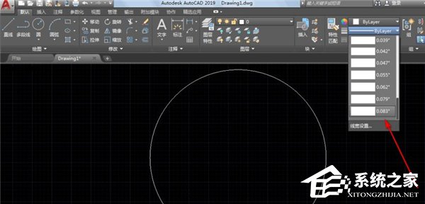 怎么使用AutoCAD 2019显示线宽？AutoCAD 2019显示线宽方法