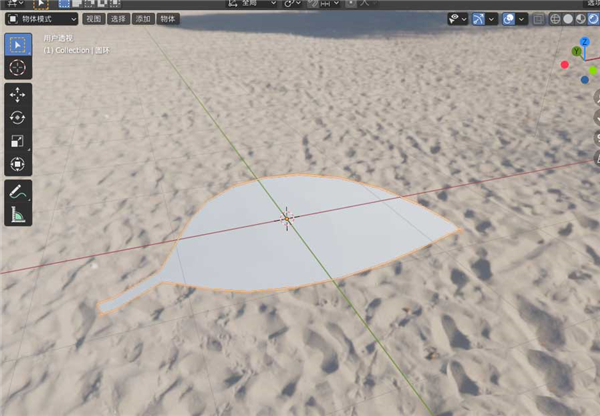 Blender怎么快速建模一片绿树叶？Blender快速建模一片绿树叶教程