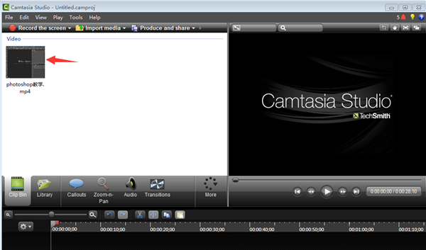 Camtasia Studio怎么导入音乐？Camtasia Studio导入音乐教程