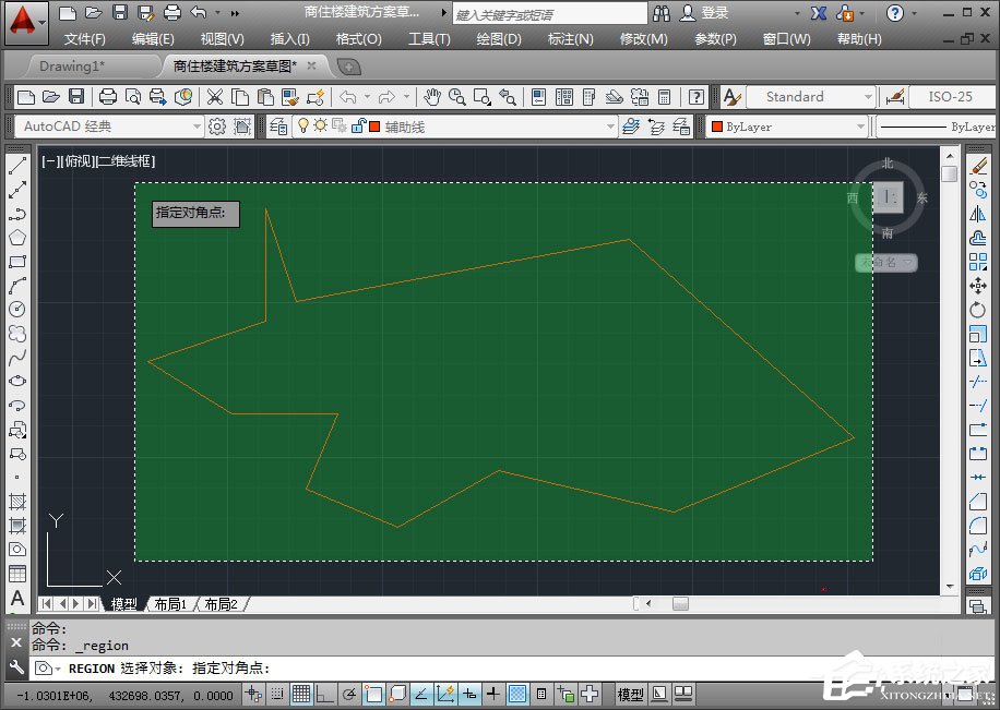 AutoCAD如何建立面域？AutoCAD2014建立面域的方法