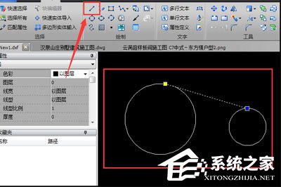 迅捷CAD编辑器怎么绘制圆形公切线？迅捷CAD编辑器绘制圆形公切线的方法