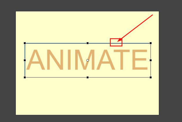 Animate设置倾斜字体方法介绍