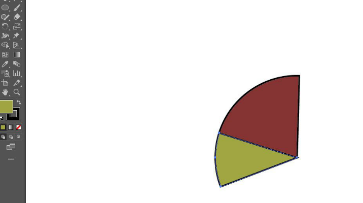 Adobe Illustrator彩色饼图绘制方法介绍