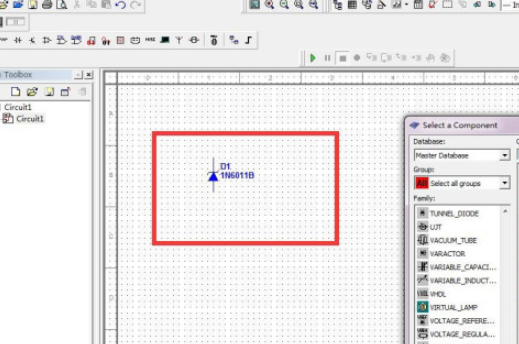 Multisim绘制1N6011B二极管流程分享