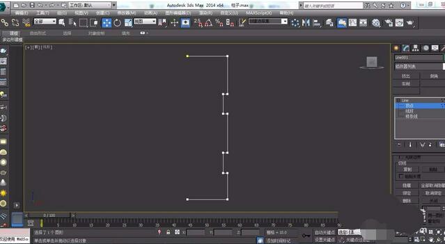 3DMAX建模六楞柱子模型的操作步骤