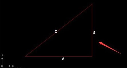 CAD量取斜线长度的操作方法