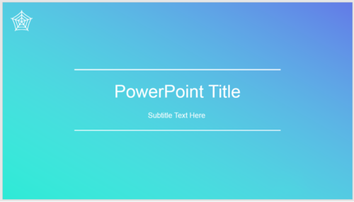 PowerPoint制作双线式简约封面的操作教程