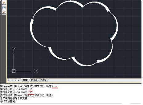 cad绘制云线操作流程