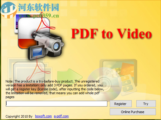 A-PDF To Video将PDF转换成视频的方法