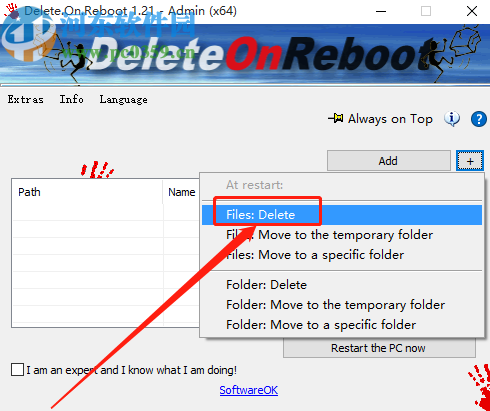 Delete.On.Reboot重启删除文件的方法