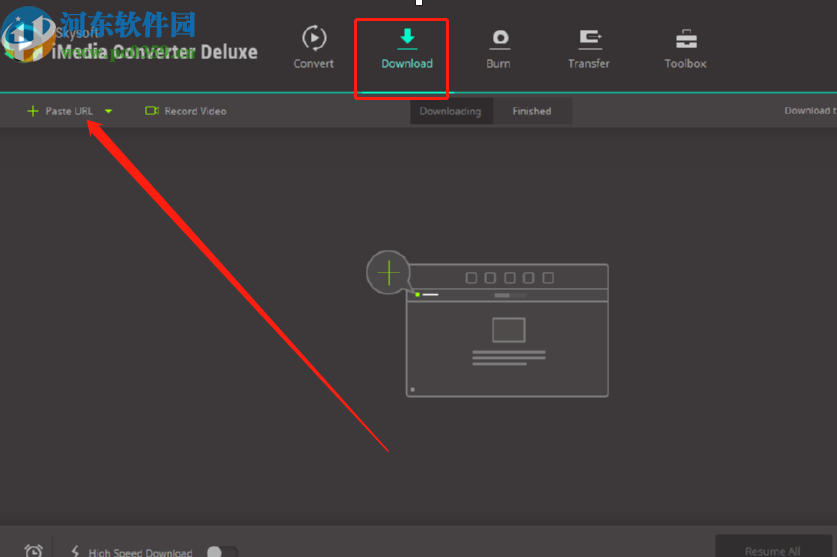 使用iSkysoft iMedia Converter Deluxe下载网页视频的方法