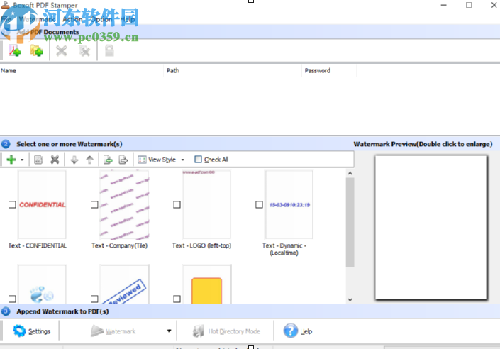 Boxoft PDF Stamper给PDF文件添加水印的方法步骤