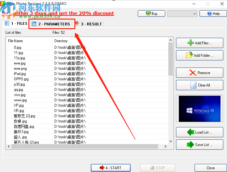 Able Photo Resizer批量压缩图片的方法