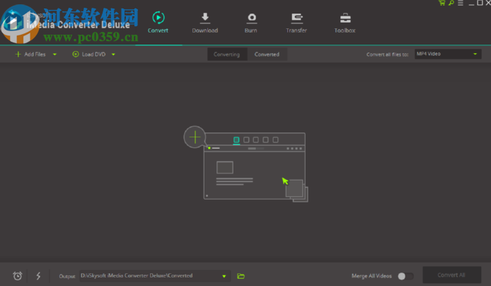 iSkysoft iMedia Converter Deluxe将mov转换成MP4的方法