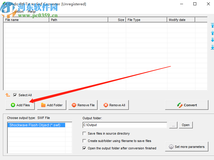 Okdo Rtf Txt to Swf Converter把TXT转换成SWF的方法