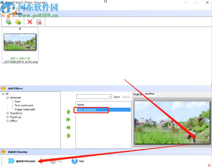 Boxoft Batch Photo Processor给图片添加水印的方法