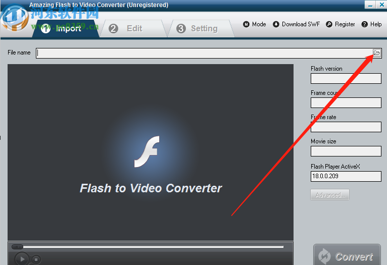 Amazing Flash to Video Converter把SWF转换成MP4的方法