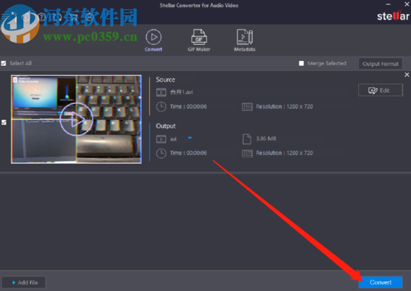 Stellar Converter for Audio Video把AVI视频转换成MP4格式的方法