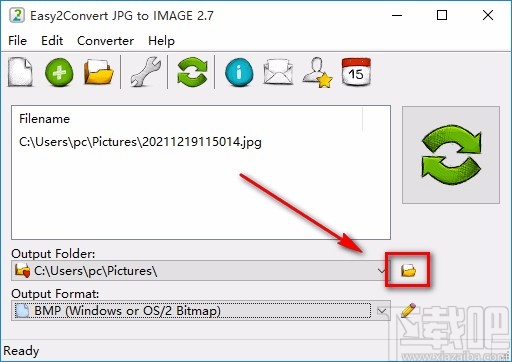 Easy2Convert JPG to IMAGE转换图片格式的方法