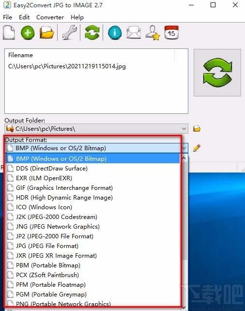 Easy2Convert JPG to IMAGE转换图片格式的方法
