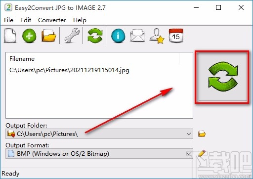 Easy2Convert JPG to IMAGE转换图片格式的方法