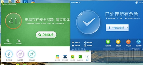 金山毒霸和360哪个好？金山毒霸和360安全卫士对比