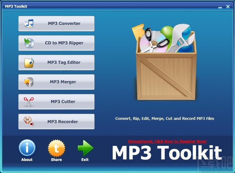 MP3 Toolkit剪切音频的方法