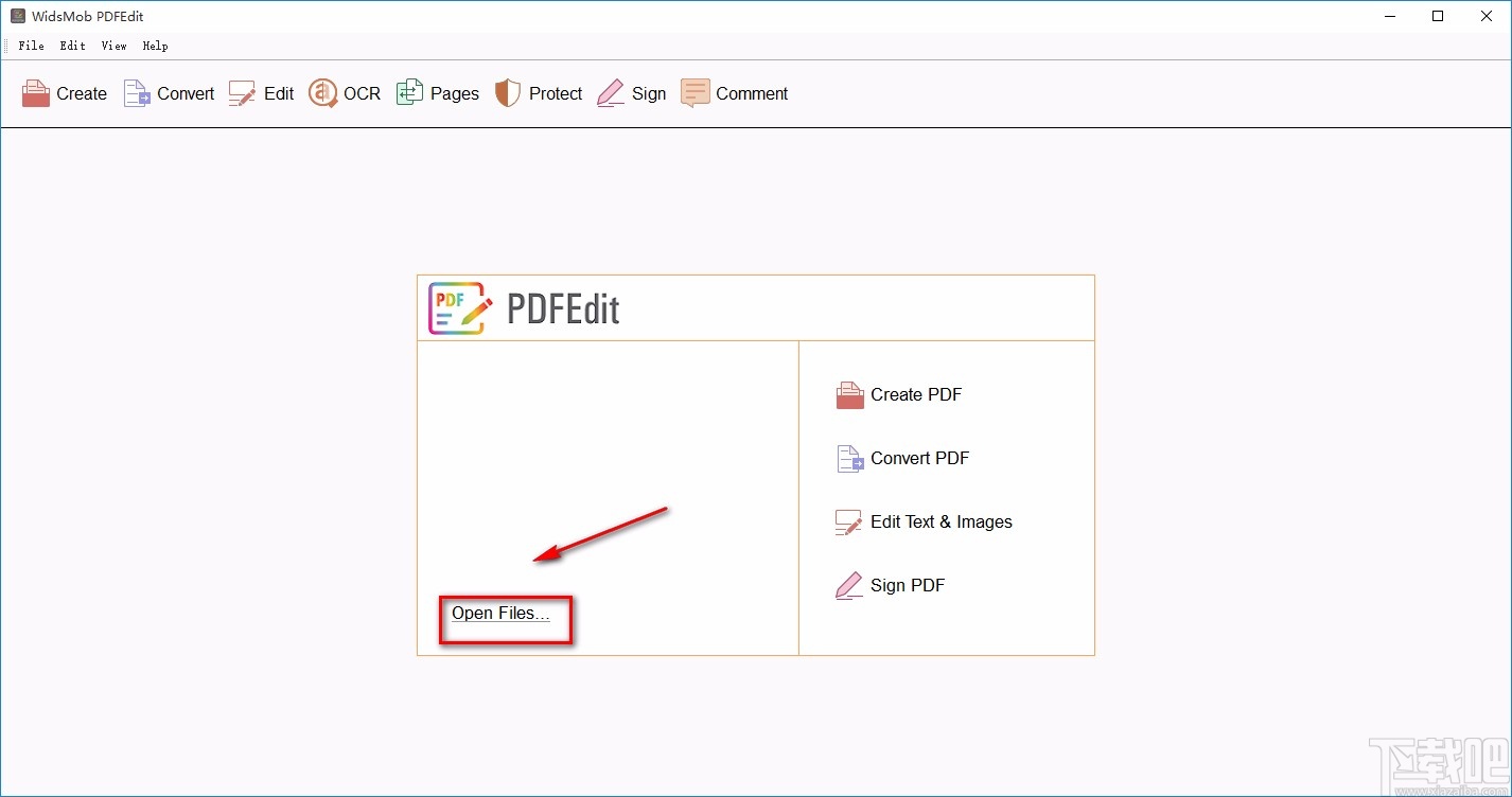 WidsMob PDFEdit提取PDF页面的方法