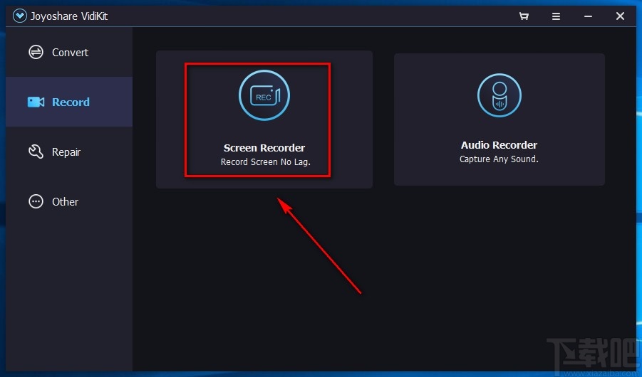 Joyoshare VidiKit录制电脑屏幕的方法