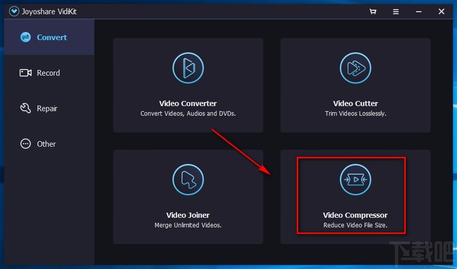 Joyoshare VidiKit压缩视频的方法