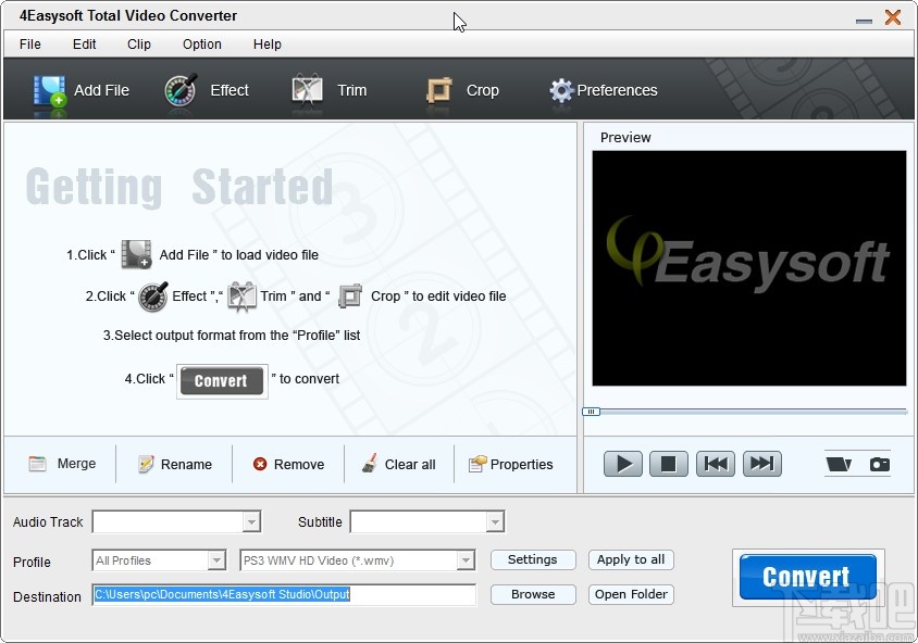 4Easysoft Total Video Converter调整视频亮度的方法