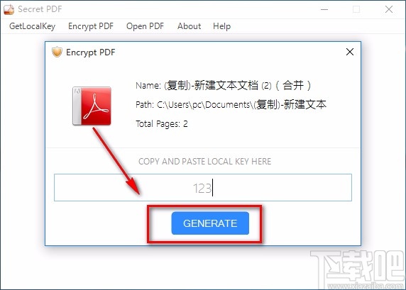 Secret PDF加密PDF的方法