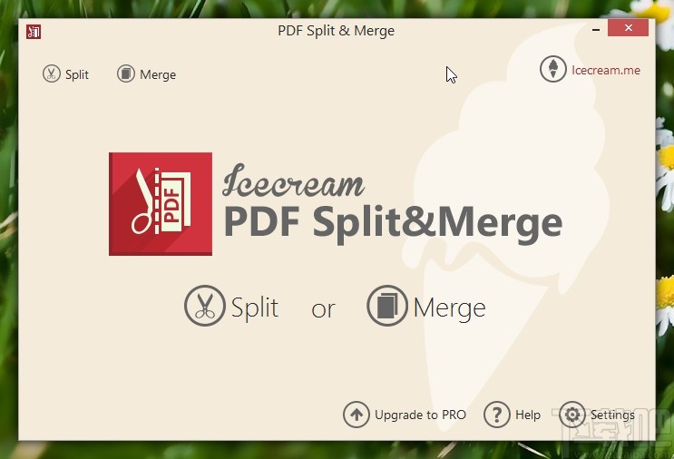 Icecream PDF Split and Merge合并PDF的操作方法