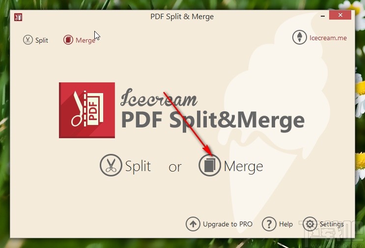 Icecream PDF Split and Merge合并PDF的操作方法