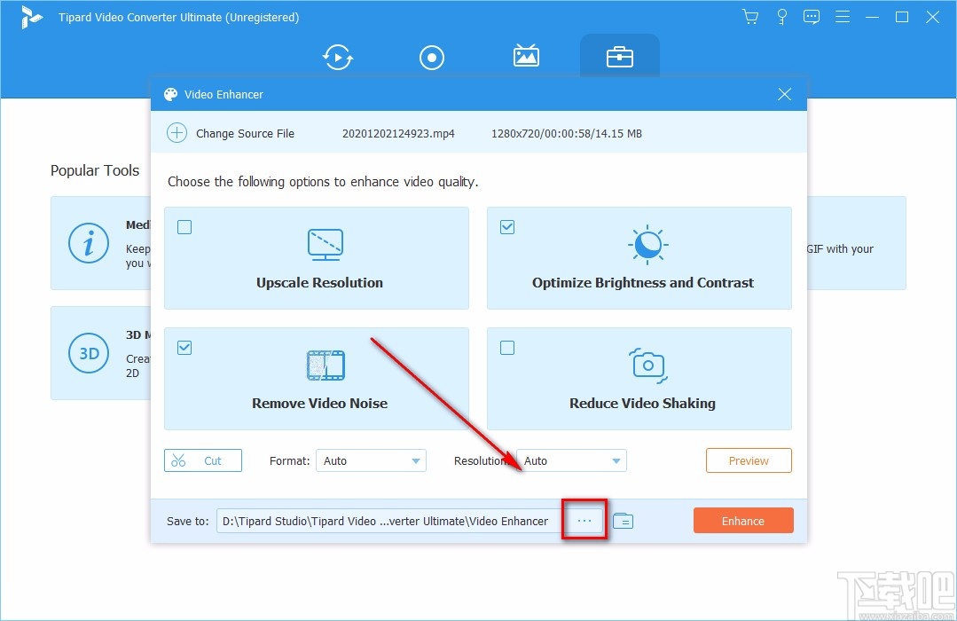 Tipard Video Converter给视频去噪的方法