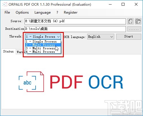 ORPALIS PDF OCR Pro识别PDF的操作方法