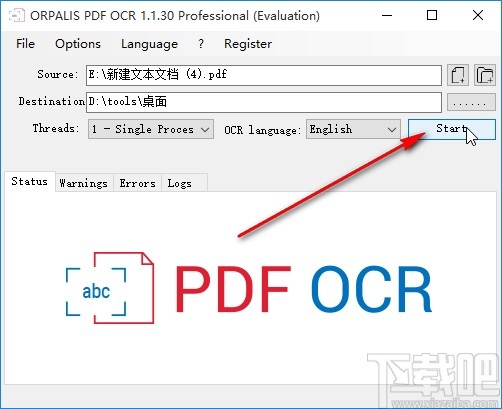 ORPALIS PDF OCR Pro识别PDF的操作方法