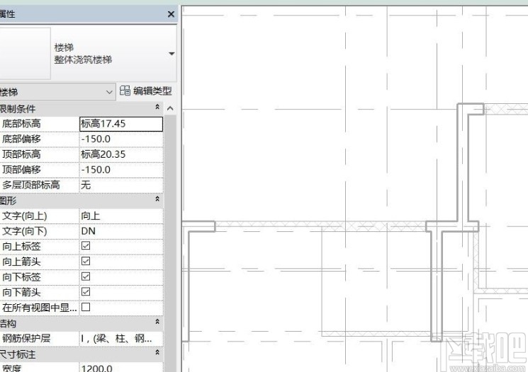 revit画楼梯的方法步骤