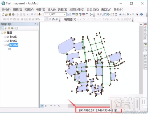 arcgis设置地图单位的方法