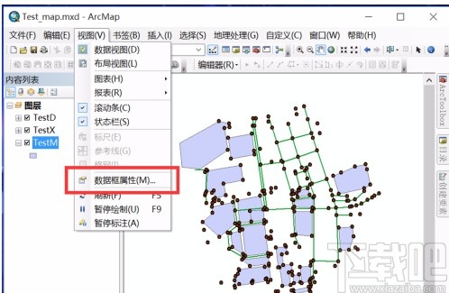 arcgis设置地图单位的方法