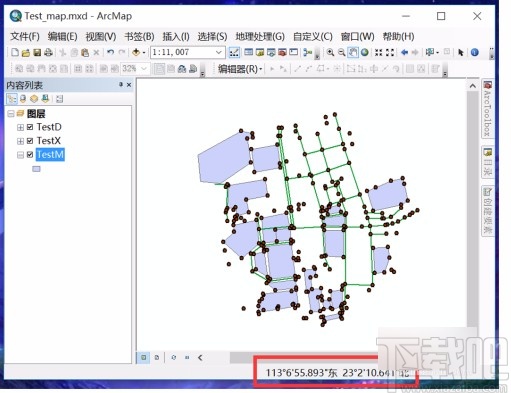 arcgis设置地图单位的方法