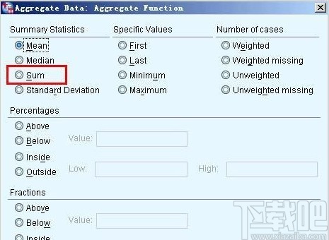 spss对数据进行求和操作的方法