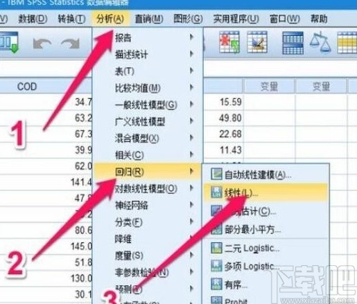 spss做回归分析的方法