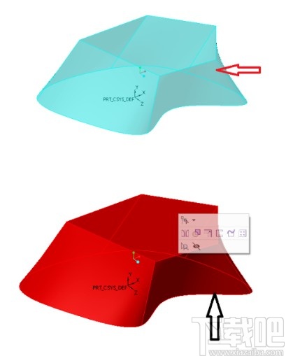 creo将曲面实体化的操作方法