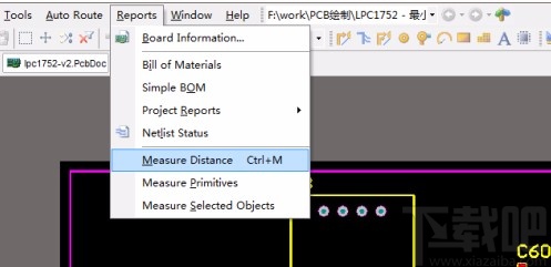 altium designer测量距离的方法