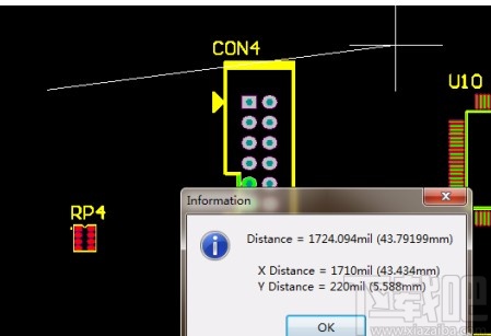 altium designer测量距离的方法