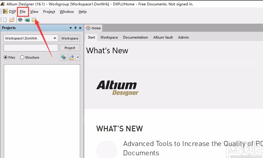 altium designer设置原理图纸张大小的方法