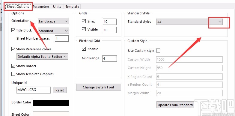 altium designer设置原理图纸张大小的方法